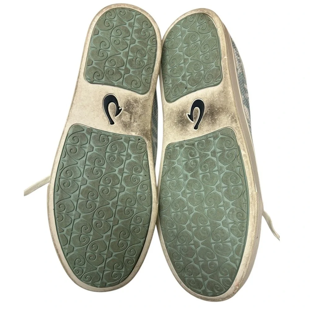 Olukai Pehuea Li Sneakers Island Floral Mesh‎ Vacation Resort Tropical 10